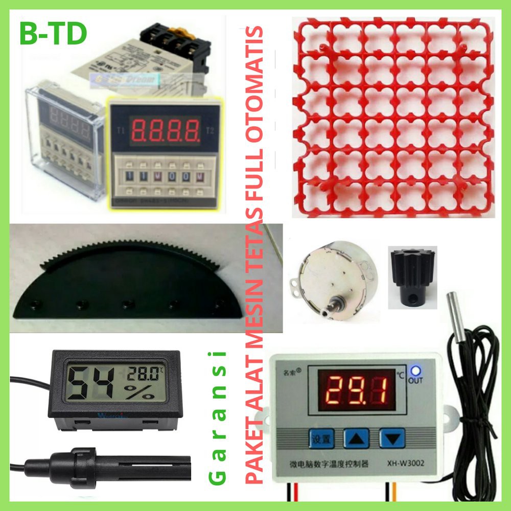 Mesin Tetas Telur RAK AYUN bisa untuk RAK GESER atau ROLLER - PAKET B-TD - Paket Alat Mesin Penetas