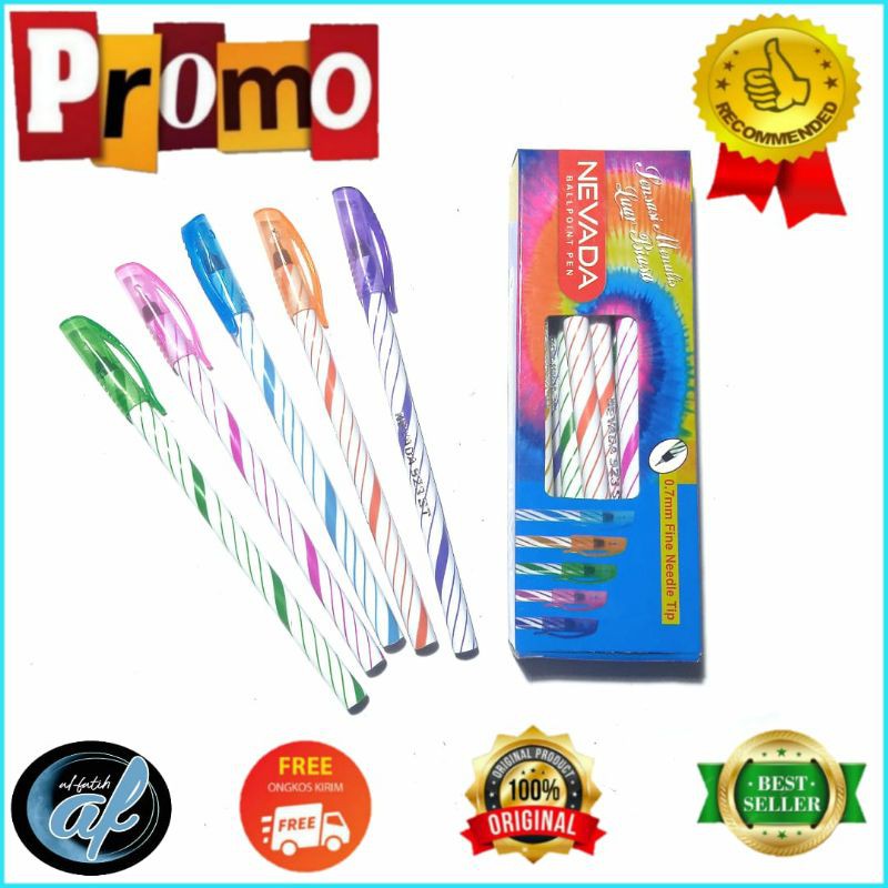 

12 PCS PULPEN / BOLPOIN ULIR NEVADA