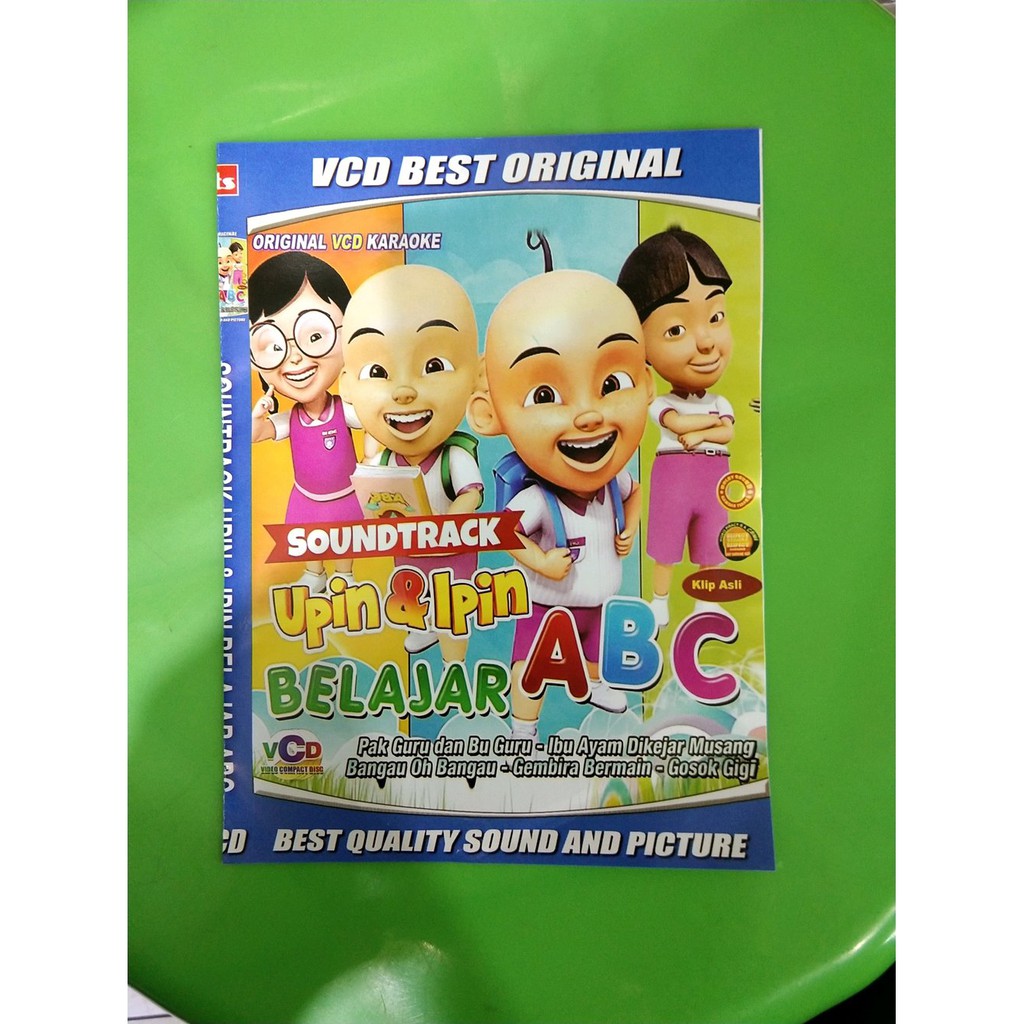 PROMOO VCD lagu anak soundtrack upin ipin belajar huruf abc