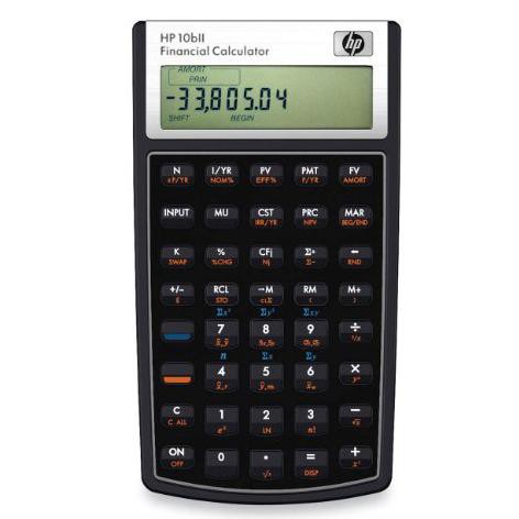 

BARANG BARU HEW2716570 - HP 10bII Financial Calculator