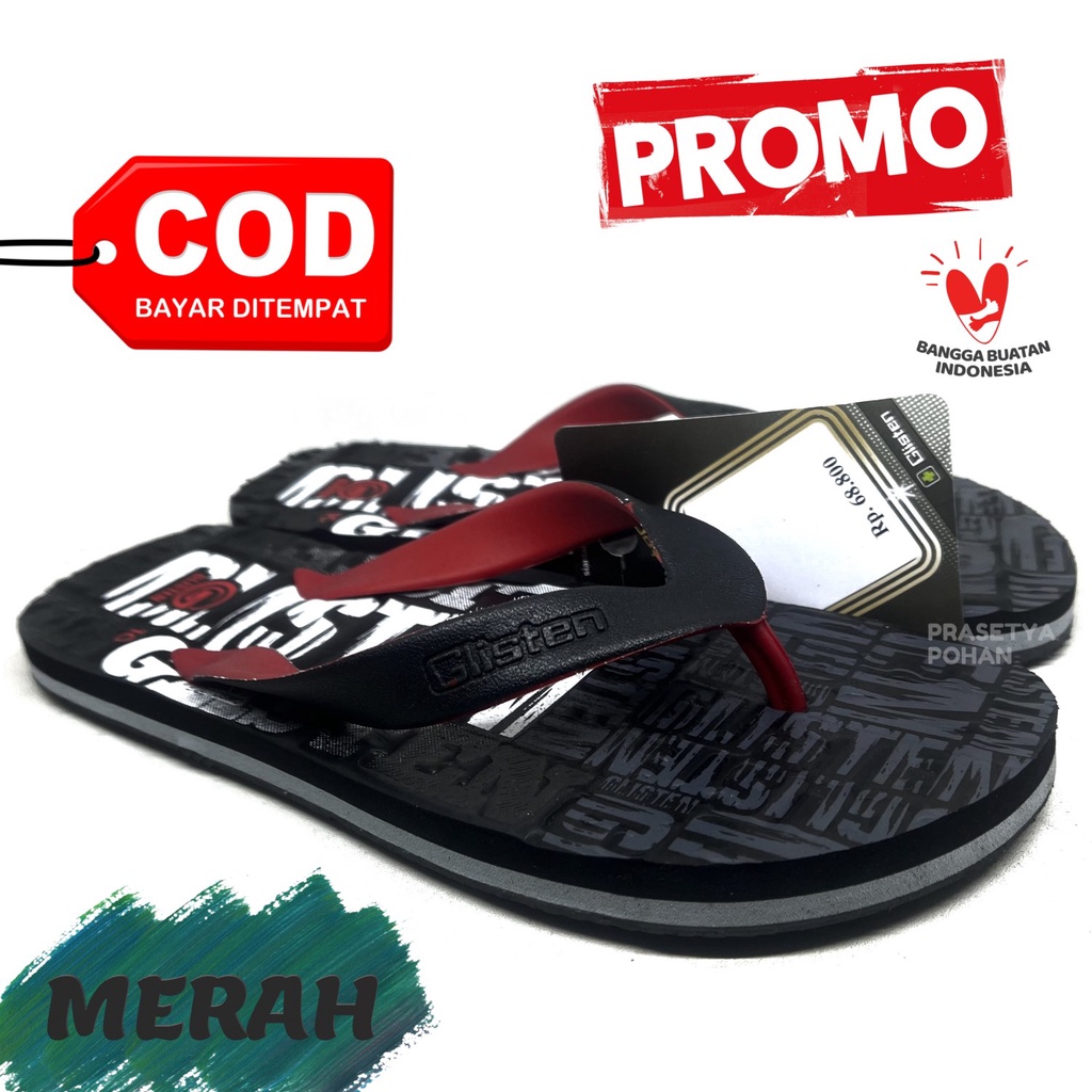 Sandal Pria Distro Keren Harga Terjangkau - Sendal Jepit Pria Distro Nyaman Digunakan