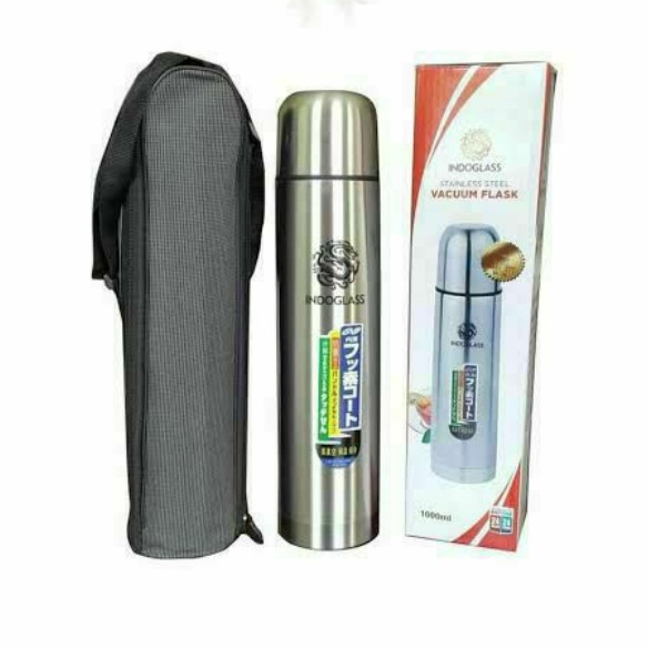 Termos indoglas 1 liter / TERMOS air panas. Vacuum Flask Good Quality-1
