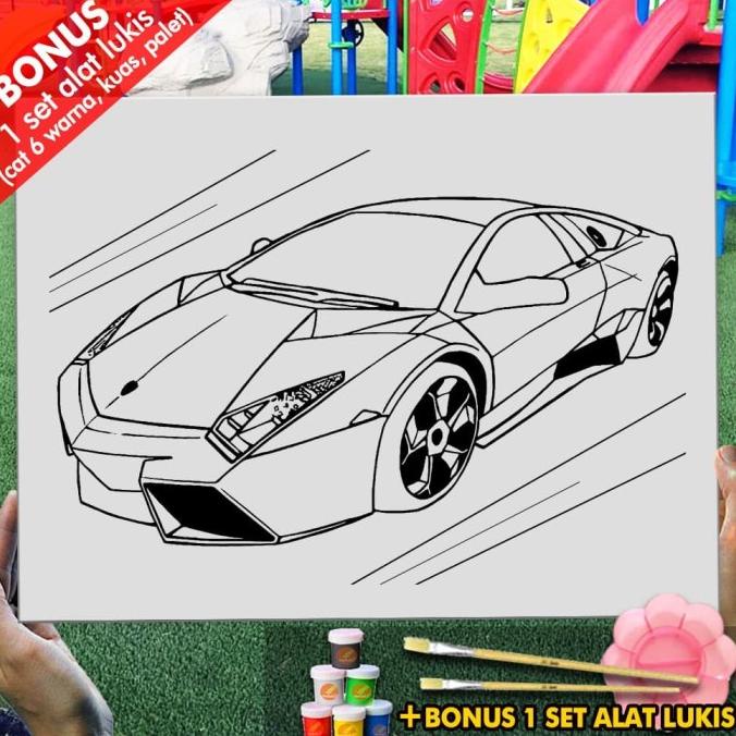 

Kanvas Lukis Anak Mobil Hotwheels Canvas Coloring Mewarnai MEL1213