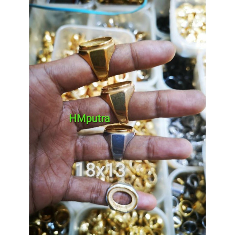 Ring emban titanium super kualitas