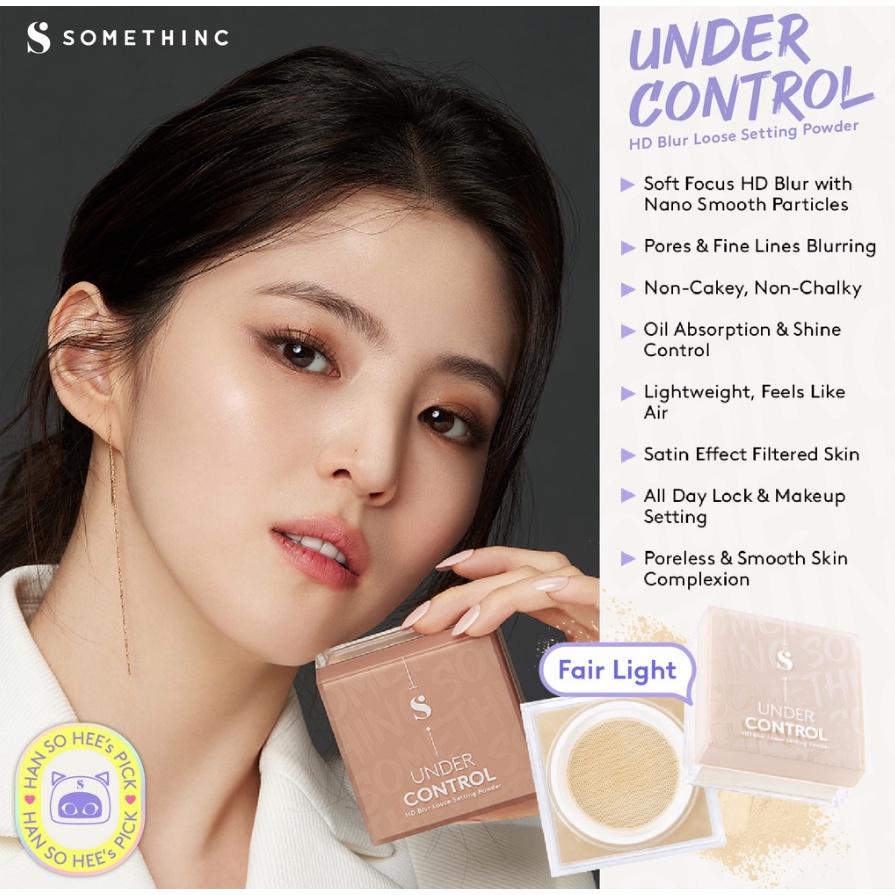 SOMETHINC Under Control HD Blur Loose Powder Nano Smooth Particle Ringan Make Up Han So Hee