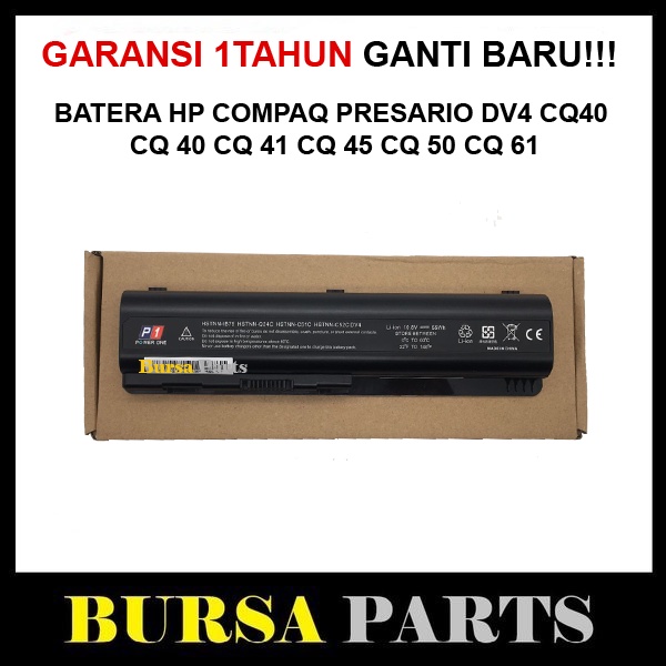 Baterai HP Compaq Presario DV4 CQ40 CQ 40 CQ 41 CQ 45 CQ 50 CQ 61