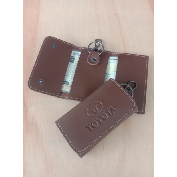 Gantungan Kunci Mobil |Dompet Kunci Mobil Stnk Dompet STNK Mobil kulit