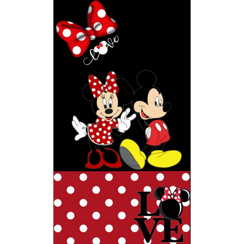 STIKER KULKAS 1 PINTU MOTIF MICKEY & MINI