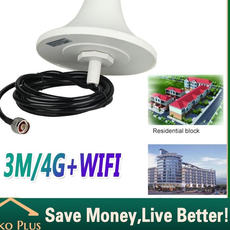 Code7o2Nc--3M antena indoor 2G 3G 4G lte +WIFI Signal Repeater Booster Sinyal