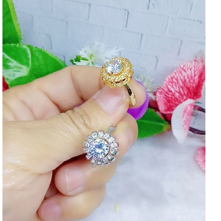 Cincin  xuping permata lapis emas 18k a0015-0018