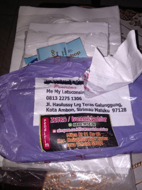 Kantong Plastik Sablon Ukuran 20 X 30 / Kantong Plastik/ Plastik Sablon Olshop