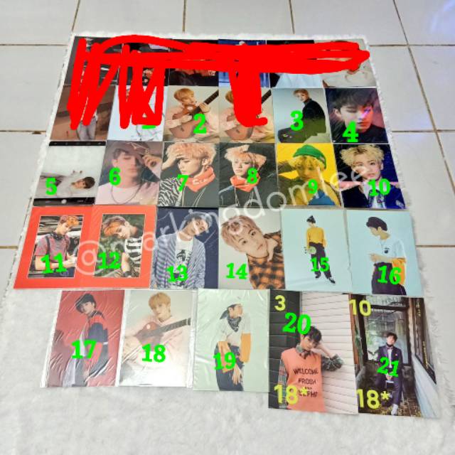 Mark Lee NCT Official Postcard Photocard