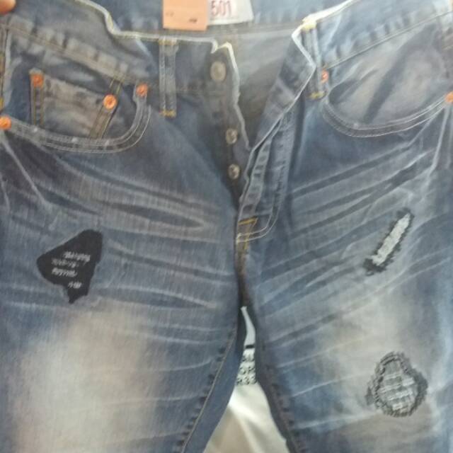 CELANA PENDEK LEVIS 501 GREAD ORI