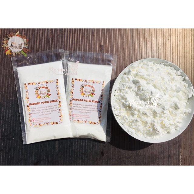 

BAWANG PUTIH BUBUK MURNI 100GRAM (ALAMI 100%) BUBUK BAWANG PUTIH ASLI BUMBU REMPAH