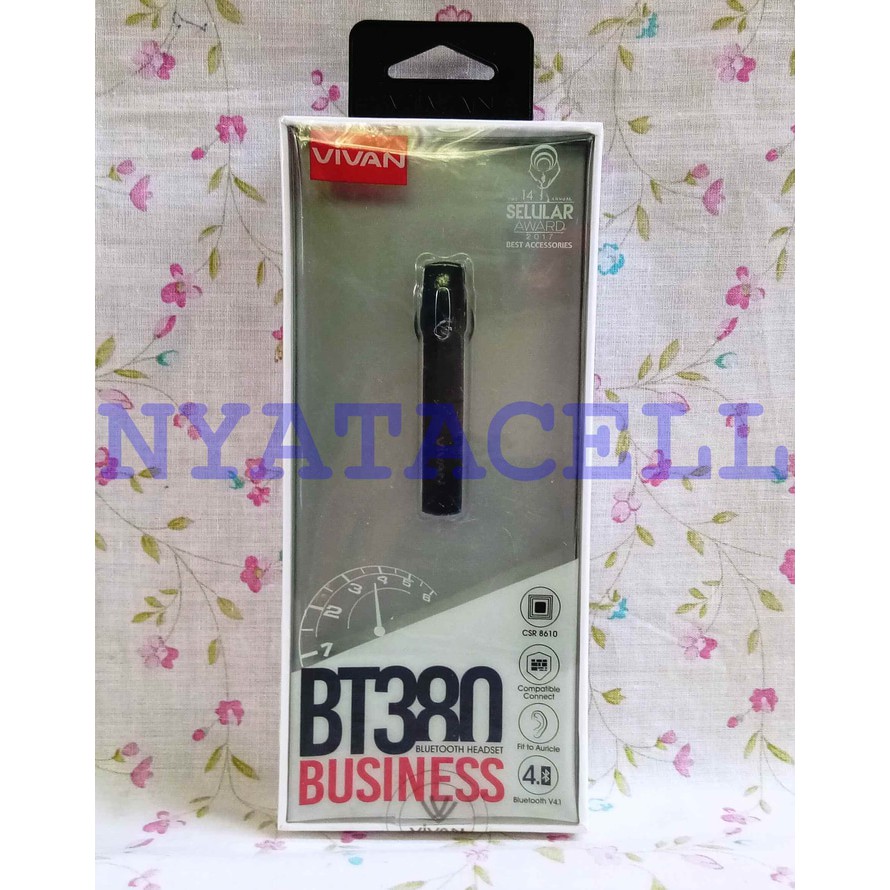 Handsfree Bluetooth Vivan BT380 V4.1 /Original Headset Earphone Vivan    termurah