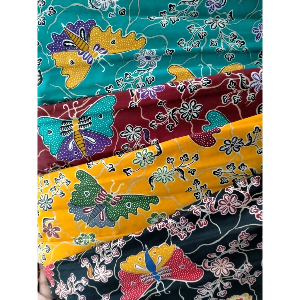 KAIN BATIK KATUN HALUS MOTIF WAYANG SARIMBIT LEBARAN