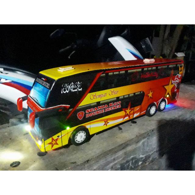 MINIATUR BUS SEMPATI STAR SDD 33 DIECAST BUS MINIATUR BUS MINIATUR BIS KADO HADIAH MOBIL MAINAN