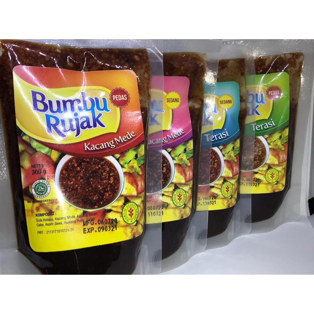 

Bumbu Rujak Kacang Mede & Terasi kemasan Pouch 300 gram