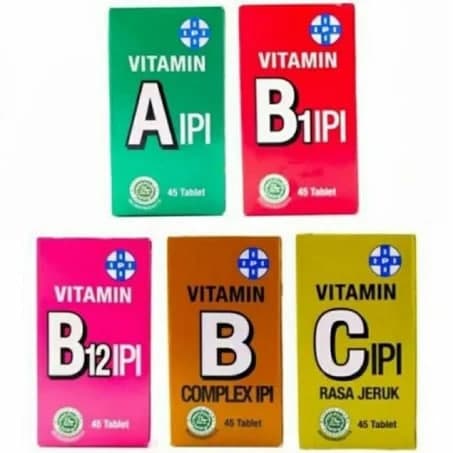 Vitamin IPI C A B1 B12 B COMPLEX KOMPLEKS C IPI Vitamin D MURAH TERBAIK KESEHATAN LENGKAP