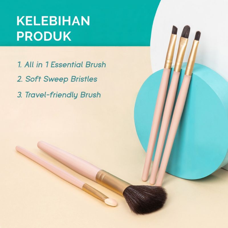 Glam Fix Excellent Brush Set (5 Pcs)