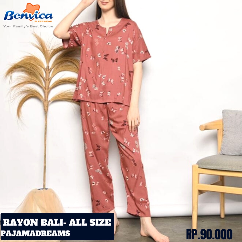 BAJU TIDUR CELANA PANJANG RAYON BALI BUSUI RESLETING PAJAMADREAMS PJD BANYAK MOTIF