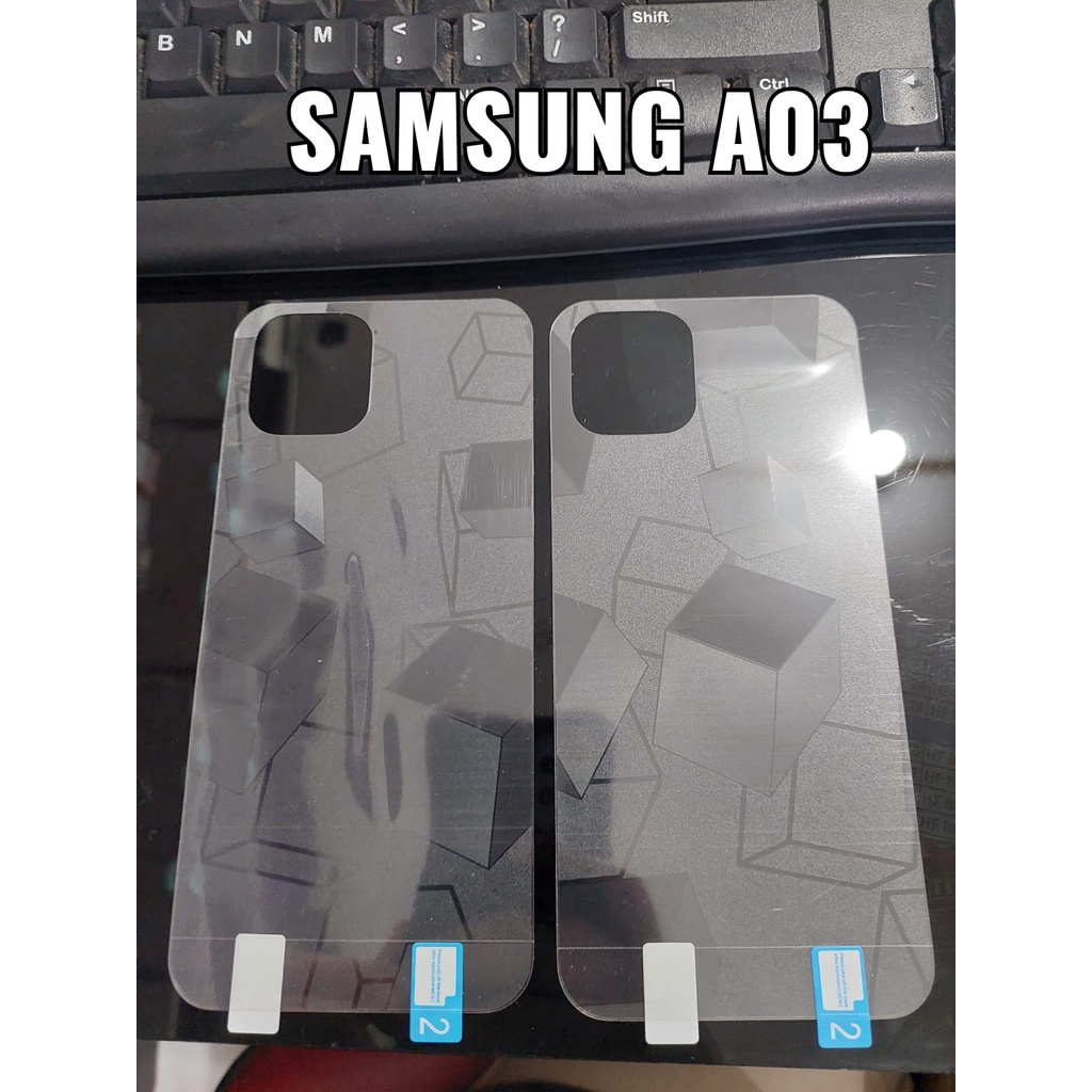 BACK SKIN GLITTER CUBE Samsung A03 A03 Core A03S A12 A22 4G A32 4G A52 A52S A72 A73 5G S21 S21FE S21Plus S21Ultra S22 S22Plus S22Ultra Garskin