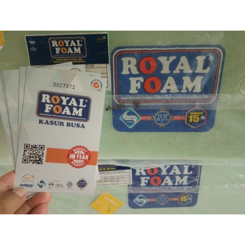 Kasur Busa 200x145x20 & 15 cm Royal Foam Kasur Busa No 3 Garansi 15/20 TH