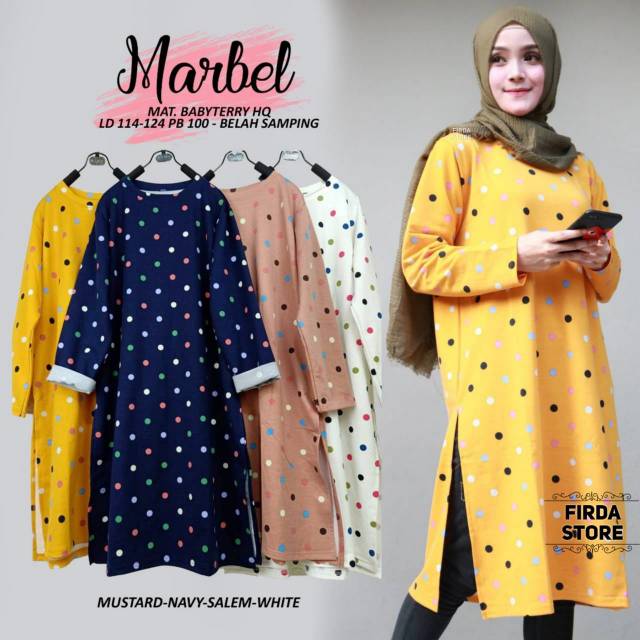 Marbel tunik