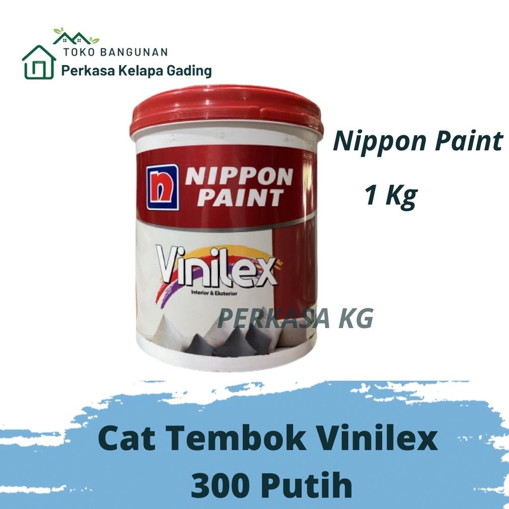 Cat Tembok Vinilex 1Kg 300 Putih Hitam Cream Lily White Nippon Paint
