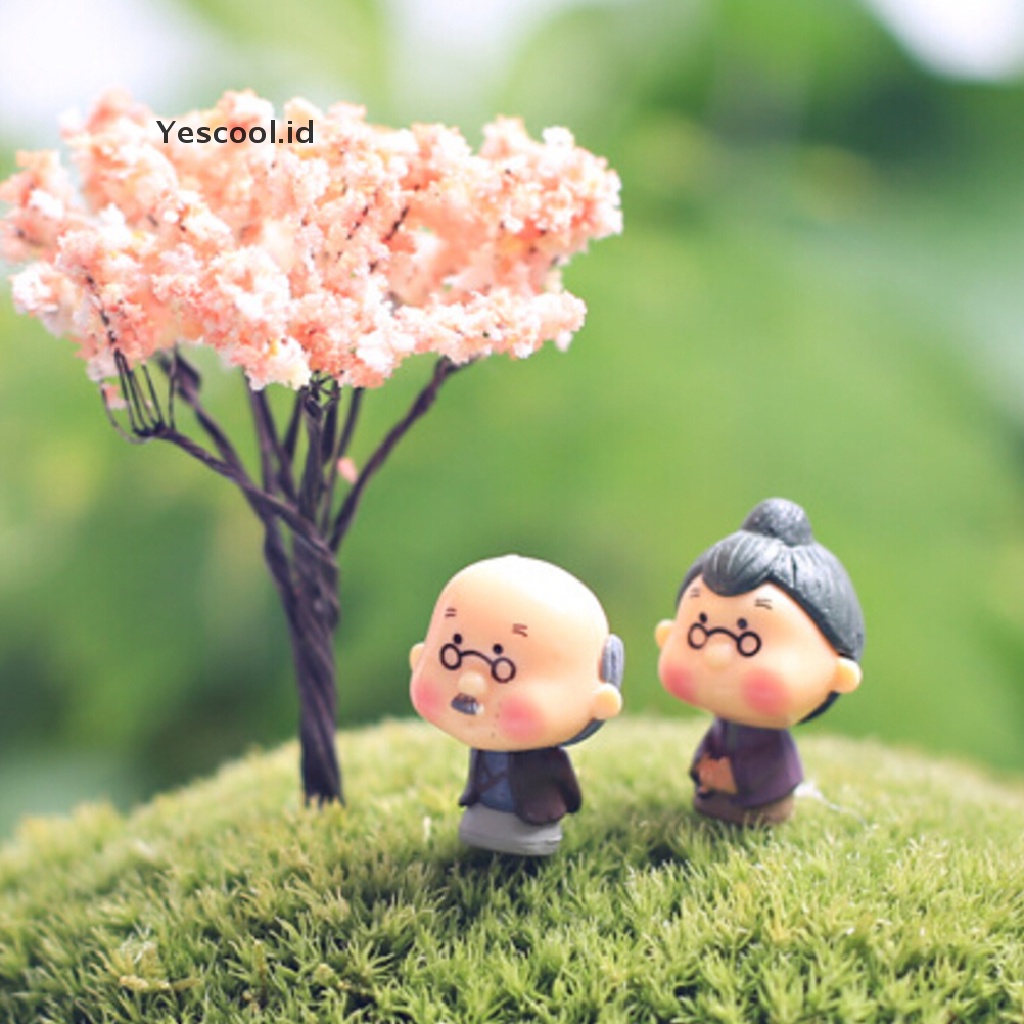 (Yescool) Miniatur Rumah Boneka Untuk Dekorasi Taman Bonsai / Terrarium / Craft Diy