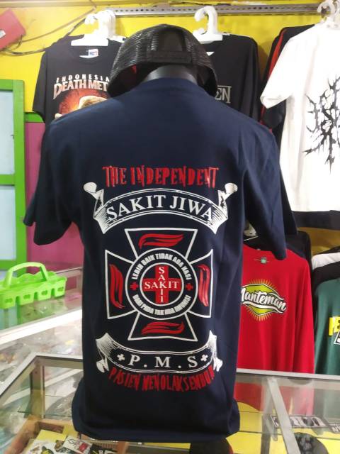 Kaos Distro Team Sakit Jiwa || Kaos tim sakit || Team sakit PMS || kaos terlaris