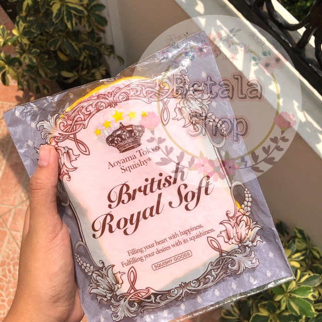 Aoyama Tokyo Squishy Ibloom British Royal Soft Original//squishy roti//squishy rare