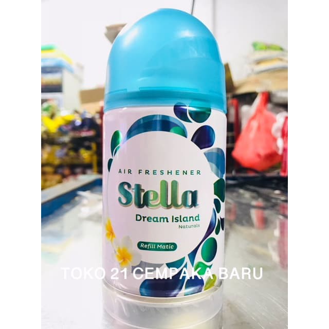 Promo Stella Refill Matic Spray DREAM ISLAND 1 KALENG | Pengharum Ruangan Berkualitas