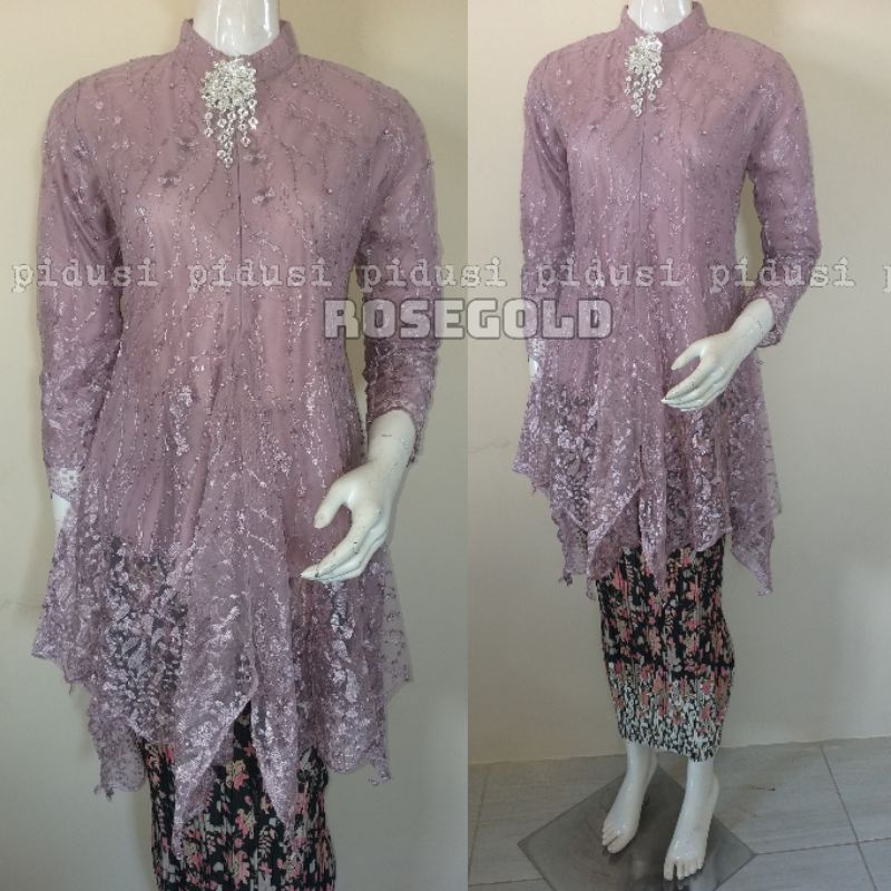 KEBAYA TULLE MUTIARA BORDIR (GLITER) / KEBAYA ANAK MUDA / KEBAYA MODERN