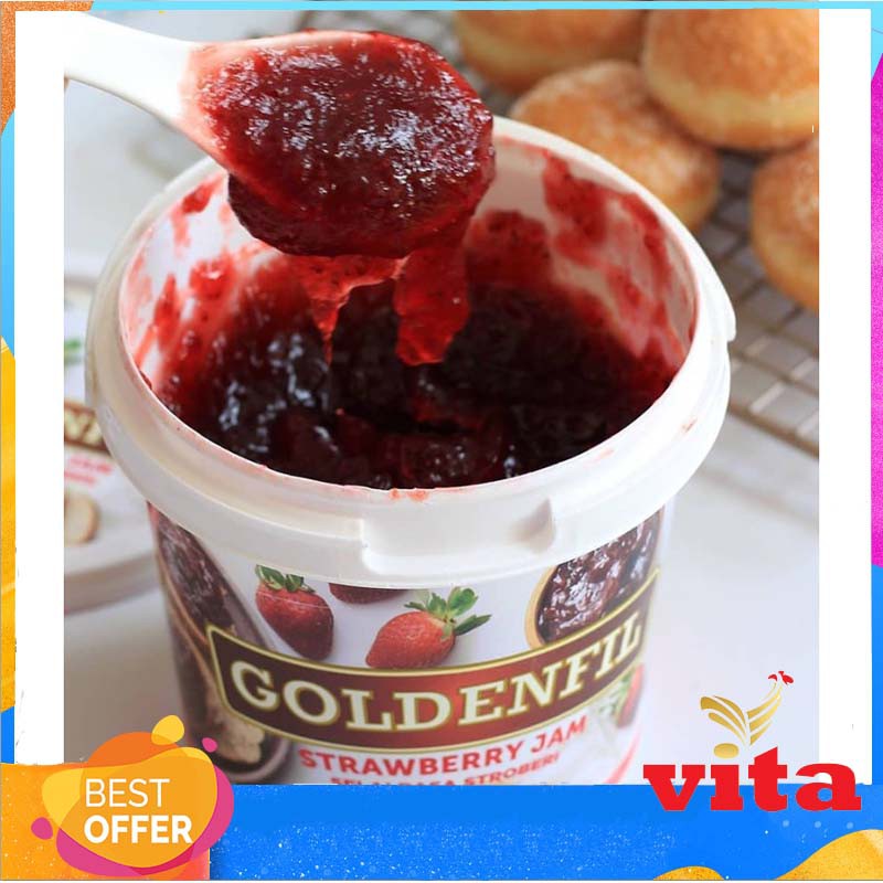 

Goldenfil Strawberry Selai 1kg