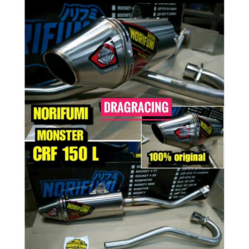 knalpot crf 150 norifumi monster original Murah bac 9470
