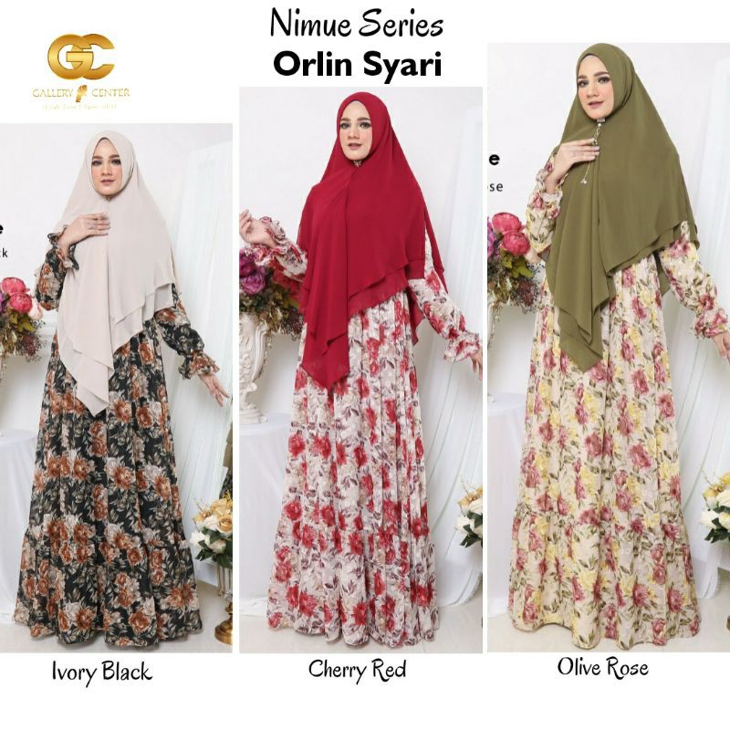 NIMUE SERIES Original By Orlin Syari Sisterbrand of Jawhara Syari. Gamis premium quality low price