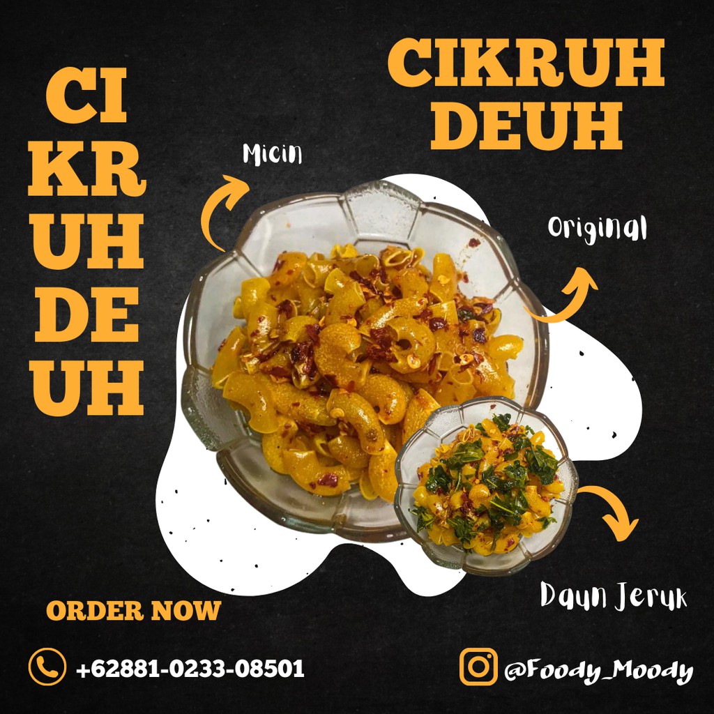 

MAKARONI CIKRUH Cemilan Pedas Daun Jeruk Instant Halal Kemasan Pouch Netto 100 Grm