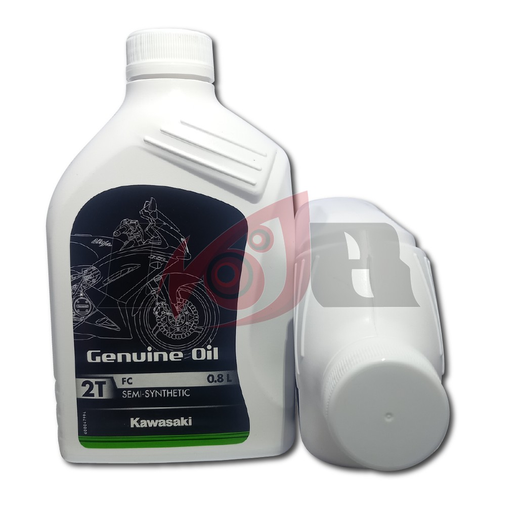 Oli 2tax Kawasaki 2T Oli Samping Original Ninja Oil Botol Putih 800ml