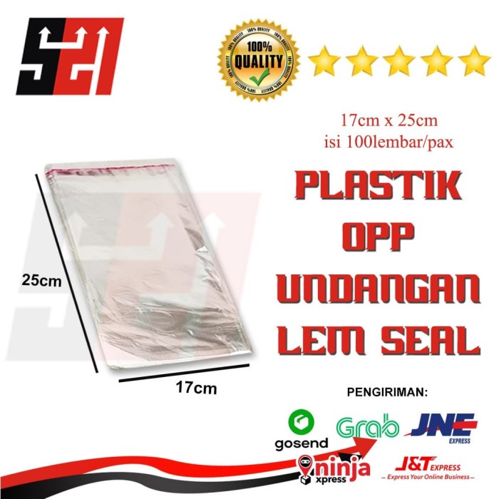 

Plastik Opp / Plastik Undangan Baju Souvenir 03 Lem Seal 17x25cm