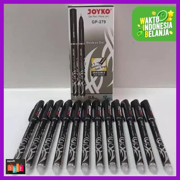 

Silutala- Pulpen Joyko Gp-279 Erasable Pen Bisa Dihapus -Ori.