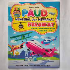 

Buku PAUD mengenal dan mewarnai pesawat