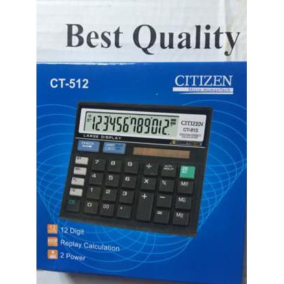 

Promo Kalkulator 12 Digit Angka Merk Citizen Tipe Ct-512