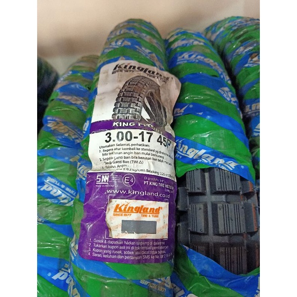 BAN KINGLAND KING PITBULL 300 RING 17 TUBETYPE BAN SEMI TRAIL BAN TAHU