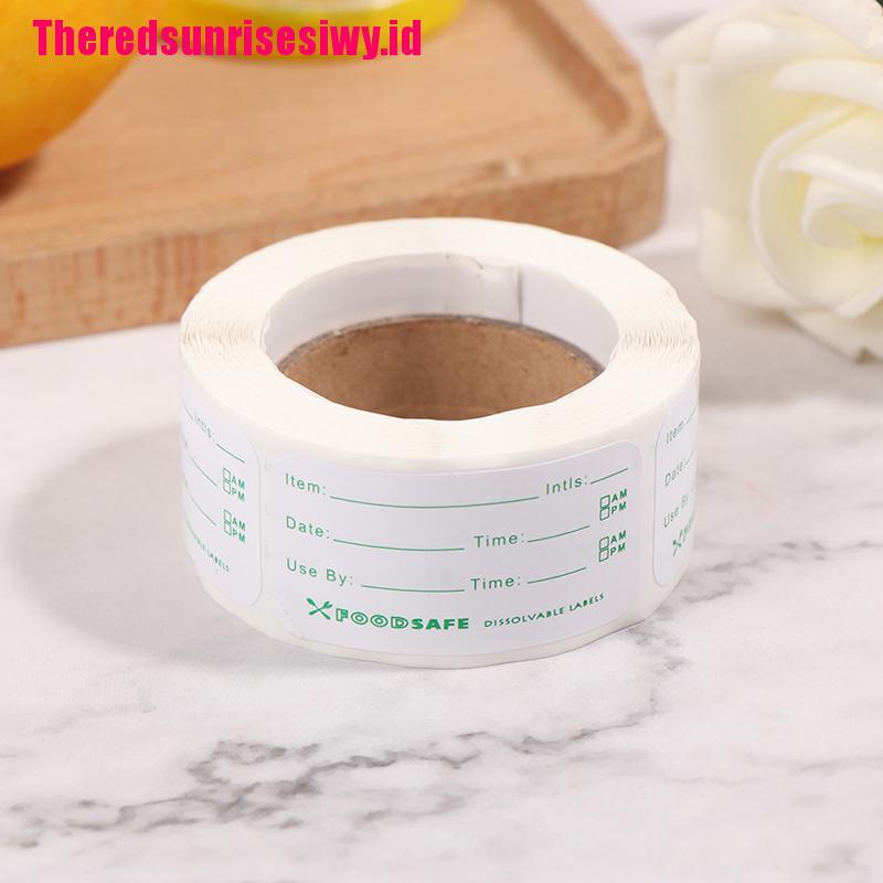 (kitchenware) 250pcs / roll Stiker Label Makanan Untuk Kulkas