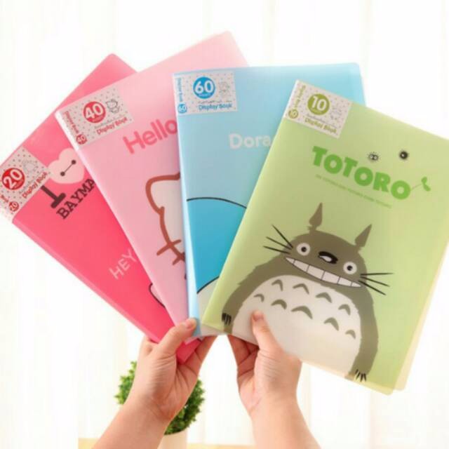 

Display Book/ Map Doraemon, Kitty, Totoro, Baymax Isi 10&20