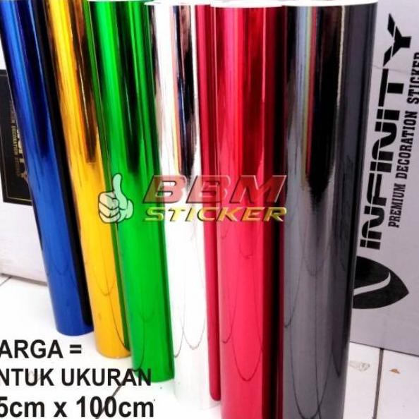 Modern Stiker Chrome Krom Skotlet Motor Mobil Per 1 Meter Shopee Indonesia