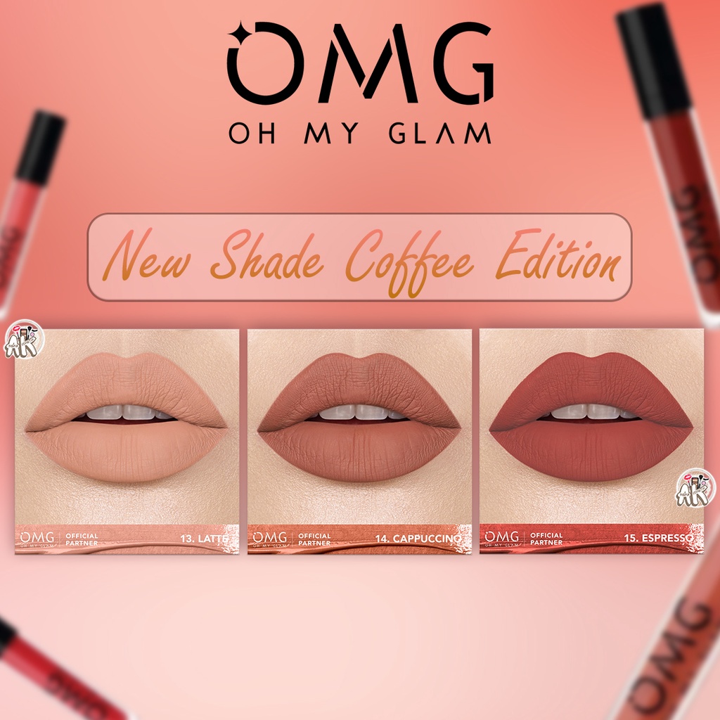 OMG Oh My Glam Matte Kiss Lip Cream 3.5g