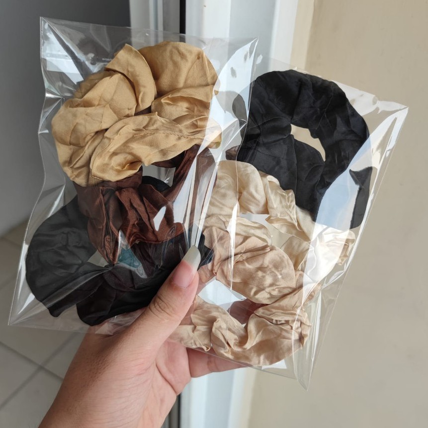 3Pcs/Set Scrunchie - Kunciran / Ikat Rambut Cepol Hijab / Jilbab Wanita [ Gratis Ongkir / Cod ]