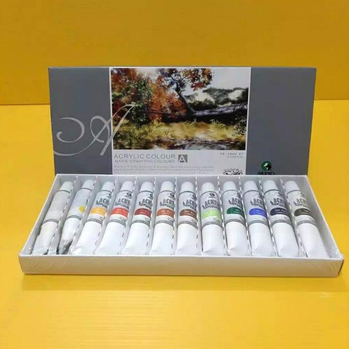

TERLARIS Cat Acrylic Maries 12ml 12 Warna / Cat Akrilik 12ml/CAT AKRILIK SET/CAT AKRILIK SET 24 WARNA/CAT AKRILIK PASTEL/CAT AIR/CAT AIR LUKIS SET/CAT AIR GIOTTO/KUAS LUKIS 1 SET/KUAS LUKIS KECIL/KUAS LUKIS LENGKAP/KANVAS LUKIS/KANVAS LUKIS SKETSA/KANVAS